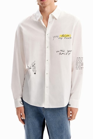 Chemise regular - Blanc