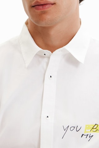 Chemise regular - Blanc