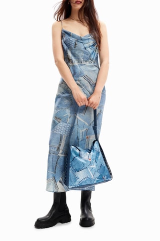 Sac porté épaule - Bleu