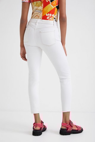 Pantalon slim - Blanc