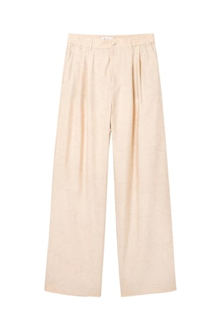Pantalon droit - Beige