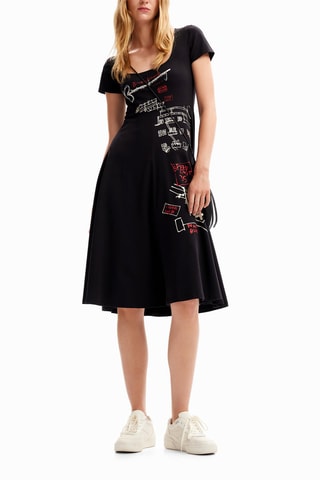 Robe patineuse - Noir