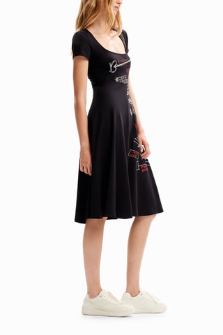 Robe patineuse - Noir