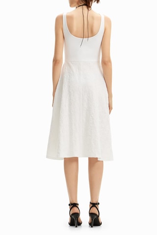 Robe midi - Blanc
