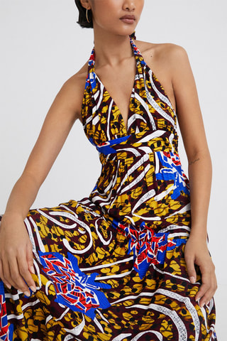 Robe longue - Marron