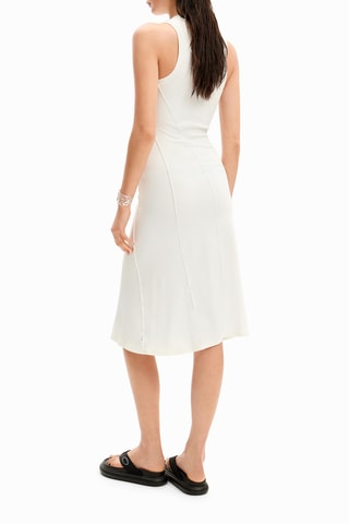 Robe midi - Blanc