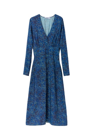 Robe chemise - Bleu