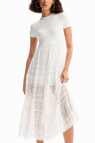 Robe longue - Blanc