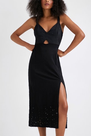 Robe midi - Noir