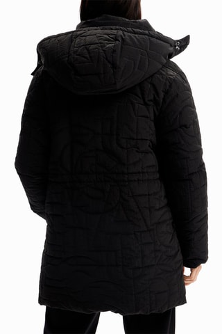 Doudoune à capuche - Noir