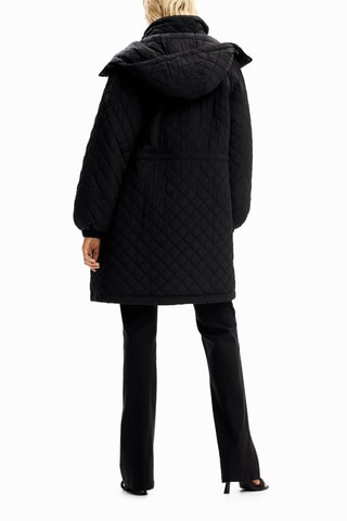 Doudoune à capuche - Noir