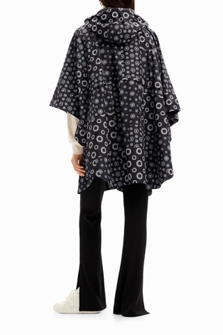 Cape à capuche - Noir