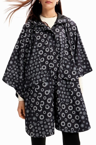 Cape à capuche - Noir