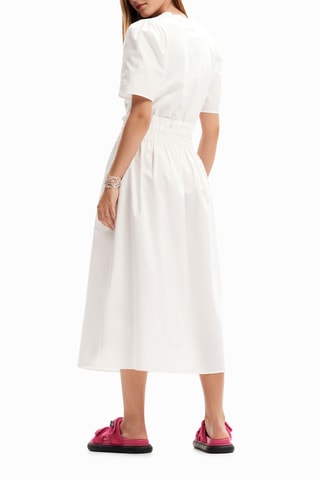 Robe midi - Blanc