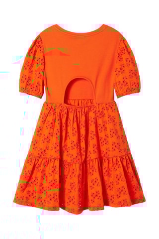 Robe en broderie anglaise - Rouge