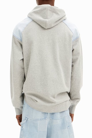 Pull à capuche - Gris chiné