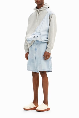 Pull à capuche - Gris chiné