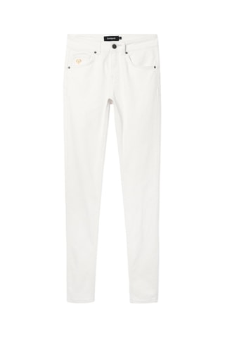 Pantalon slim - Blanc