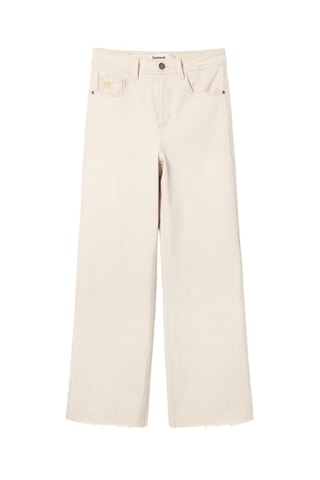 Jean wide legs - Beige