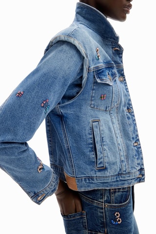 Veste en jean regular - Bleu