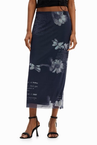 Jupe longue - Bleu marine