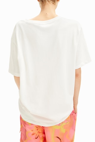 T-shirt oversize - Blanc
