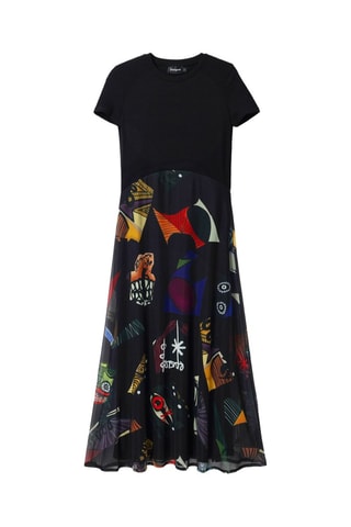 Robe midi - Noir