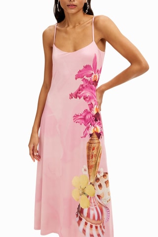 Robe midi - Rose