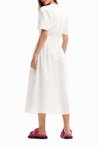 Robe midi - Blanc