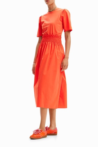 Robe midi - Orange