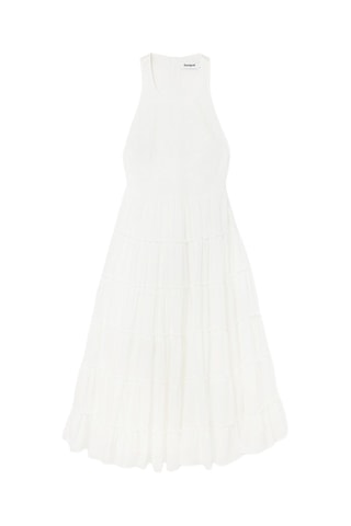 Robe midi - Blanc