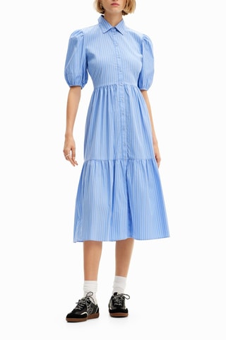 Robe chemise - Bleu