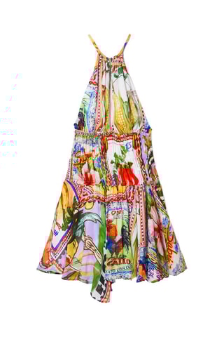 Robe patineuse sans manches - Multicolore