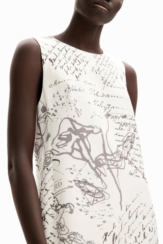 Robe trapèze - Blanc