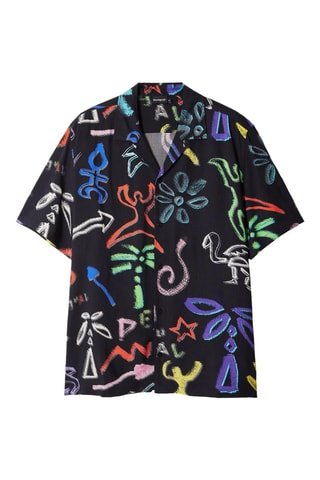 Chemise regular - Noir