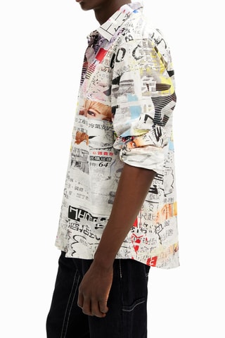 Chemise regular - Blanc