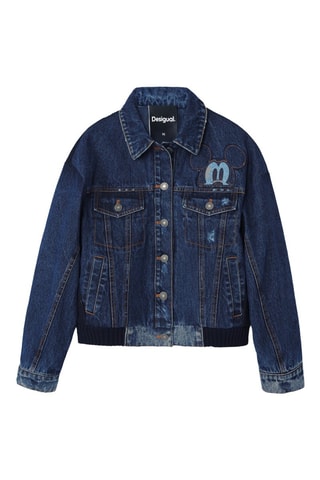 Blouson en jean regular Mickey Disney - Bleu