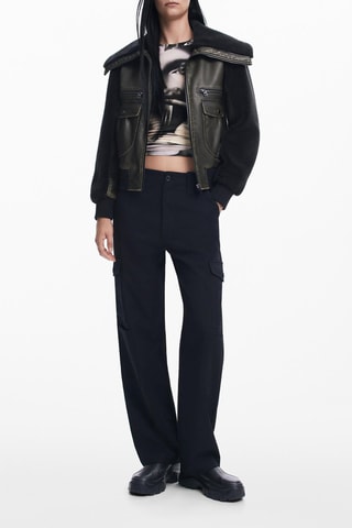 Veste regular - Noir