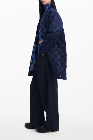Manteau oversize - Bleu marine