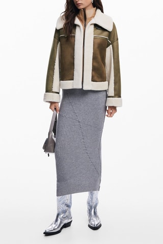 Veste regular - Kaki