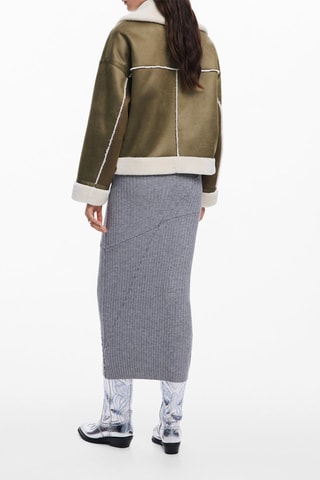 Veste regular - Kaki