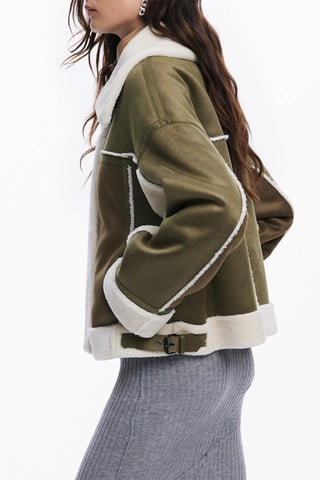 Veste regular - Kaki