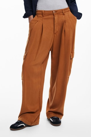 Pantalon cargo - Beige