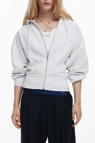 Sweat à capuche - Gris clair