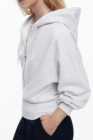 Sweat à capuche - Gris clair