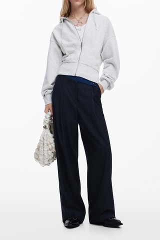 Sweat à capuche - Gris clair