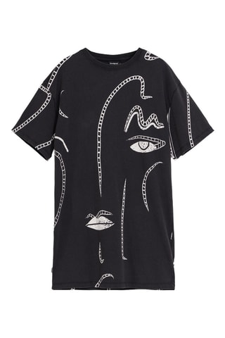 Robe t-shirt - Noir