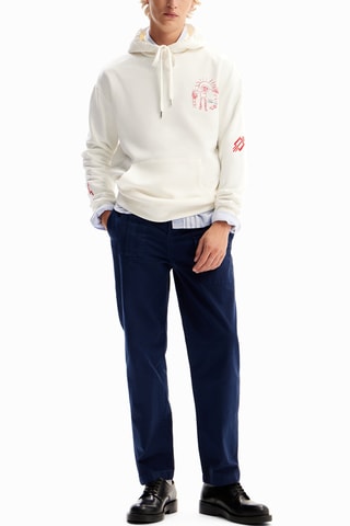 Sweat à capuche - Blanc