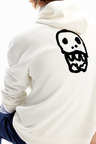 Sweat à capuche - Blanc