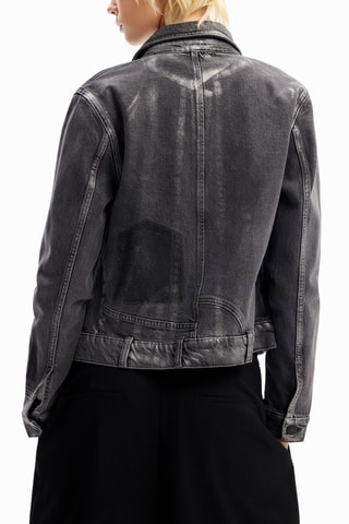 Veste en jean - Gris
